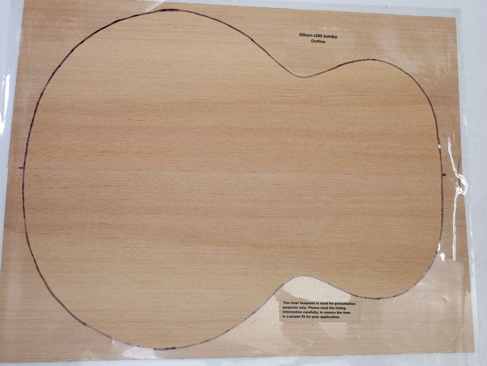 Douglas-Fir Jumbo Guitar Set, 4.8 mm thick (Standard 3★) - Stock# 6-7523