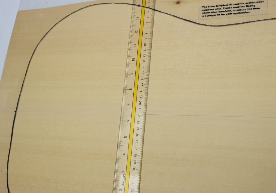 Yellow Cedar Dreadnought Guitar Set, 2.3 mm (HIGH GRADE) - Stock# 6-7526