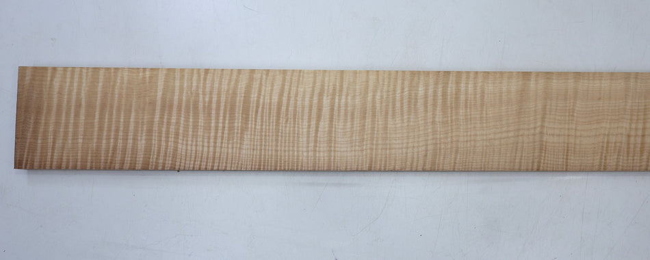 Maple Flame Neck Blank 22.7 x 100 x 880 mm (+HIGH FIGURE +4★) - Stock# 6-7531