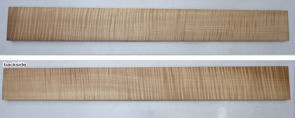 Maple Flame Neck Blank 22.7 x 100 x 880 mm (+HIGH FIGURE +4★) - Stock# 6-7531