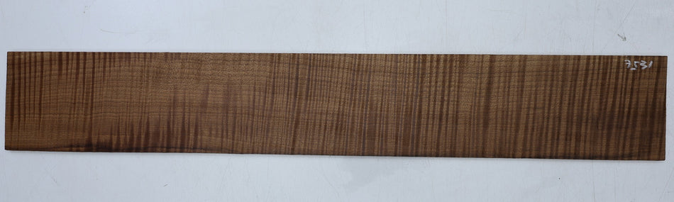 Torrefied Maple Flame Fingerboard, 530 mm long, unslotted (GREAT FIGURE) - Stock# 6-7532