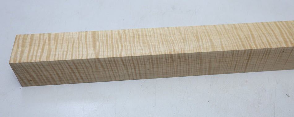 Maple Flame Spindle Square 66 x 66 X 580 mm (+HIGH FIGURE) - Stock# 6-7535