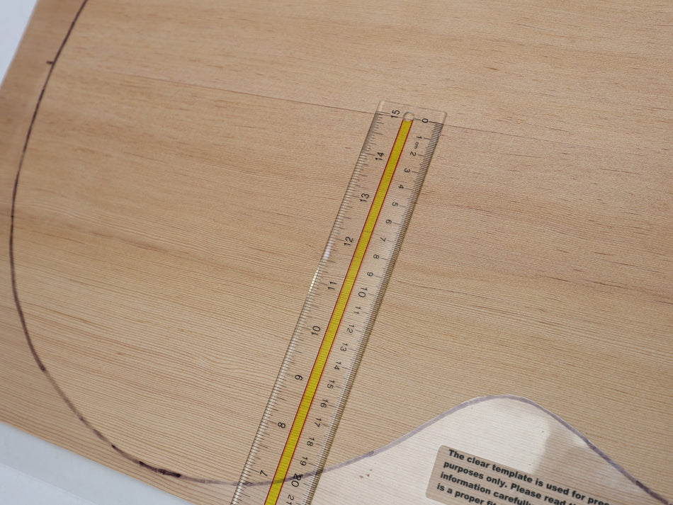 Douglas-Fir Jumbo Guitar Set, 4.9 mm thick (+Professional) - Stock# 6-7539