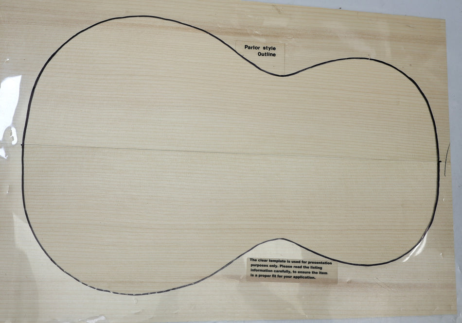 Adirondack Red Spruce Parlor Guitar Set, 3.8 mm thick (HIGH GRADE 4★)- Stock# 6-7546