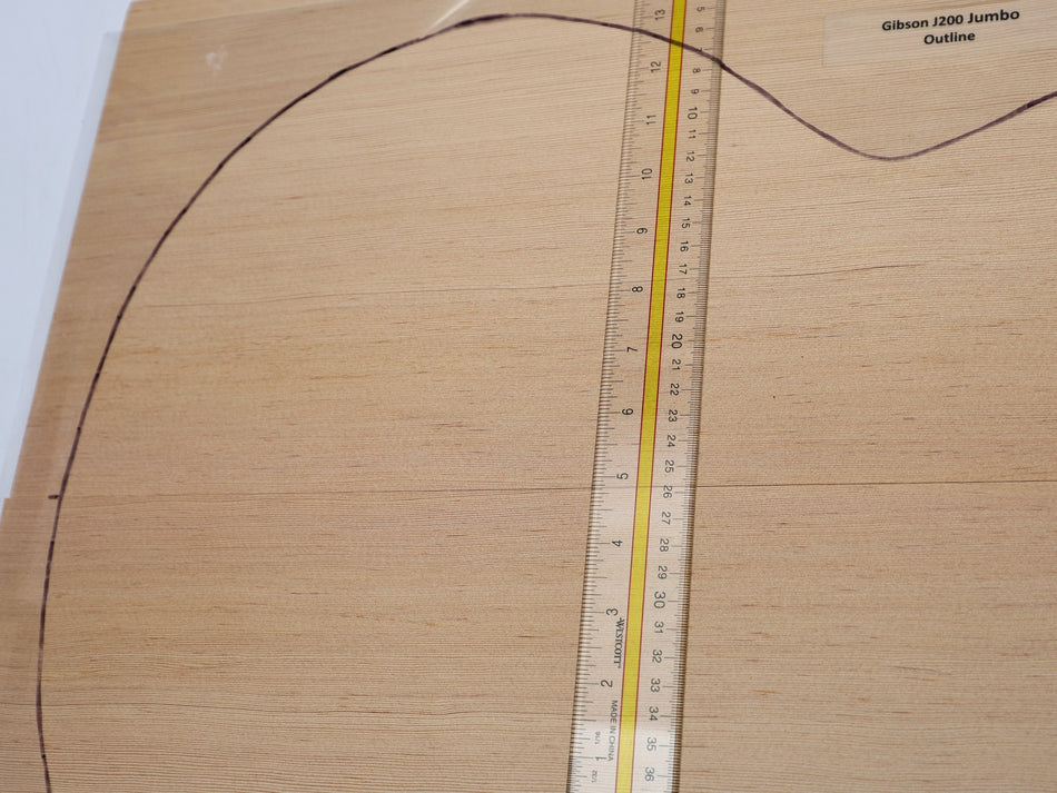 Douglas-Fir Guitar Set, 5.2 mm thick (+STANDARD +3★) - Stock# 6-7548