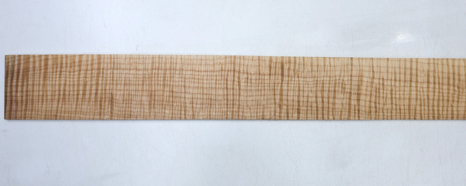 Maple Flame Guitar Fingerboard 7 * 7.9 * 790 mm, unslotted (PREMIUM FIGURE 5★) - Stock# 6-7550