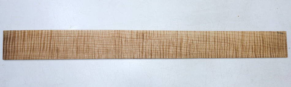 Maple Flame Guitar Fingerboard 7 * 7.9 * 790 mm, unslotted (PREMIUM FIGURE 5★) - Stock# 6-7550