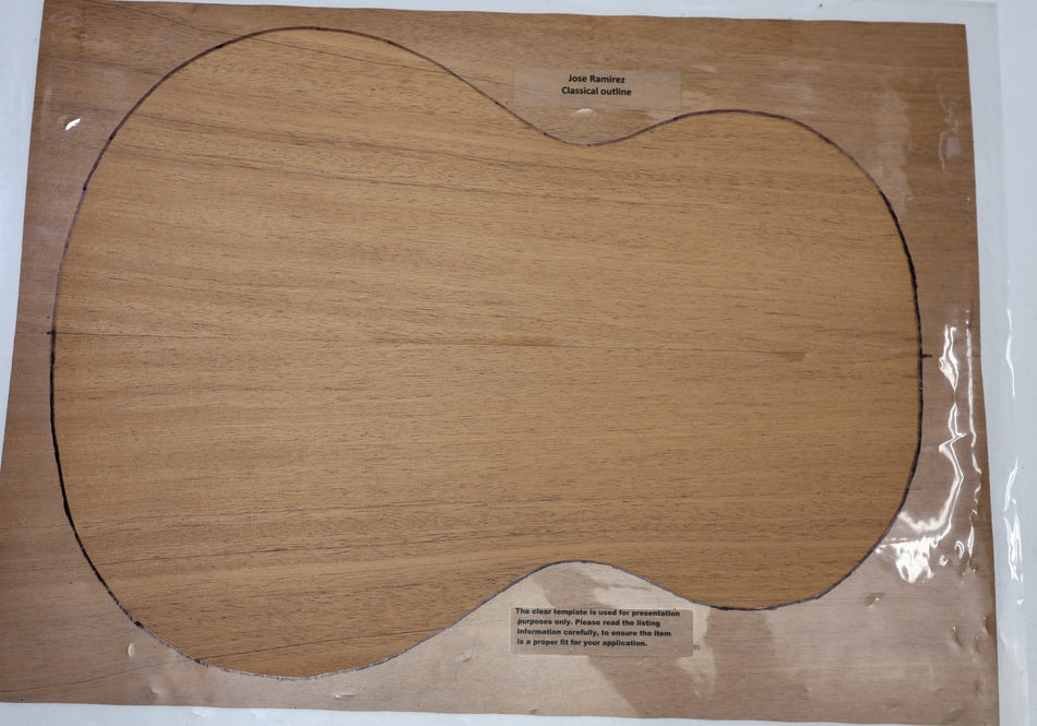 Fijian Mahogany Guitar set, 2.5 mm thick - Stock# 6-7557