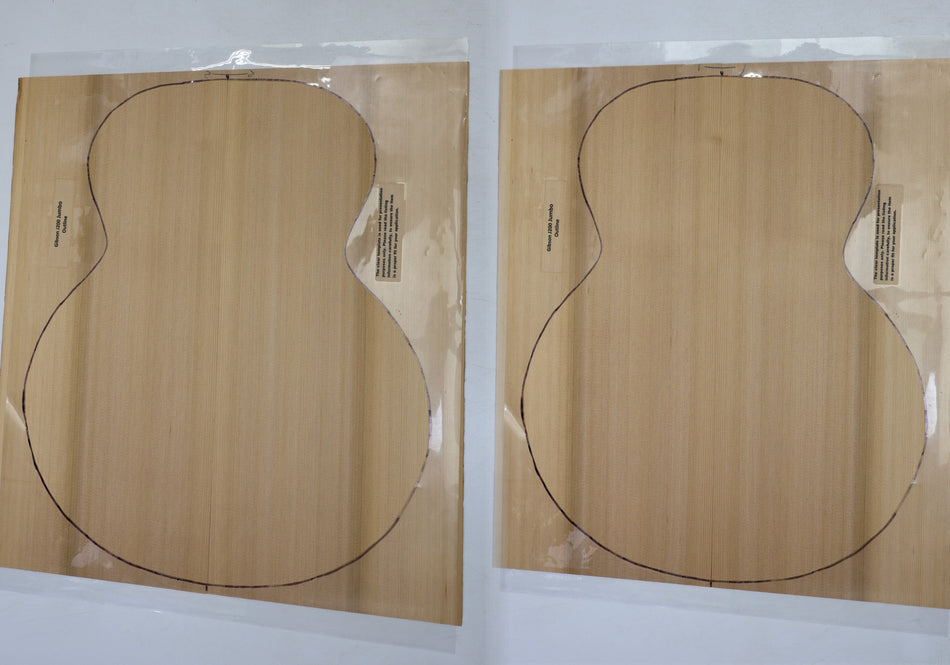 Red Cedar Dreadnoguht, 2 Guitar Sets, 4.6 mm thick (Professional) - Stock# 6-7561