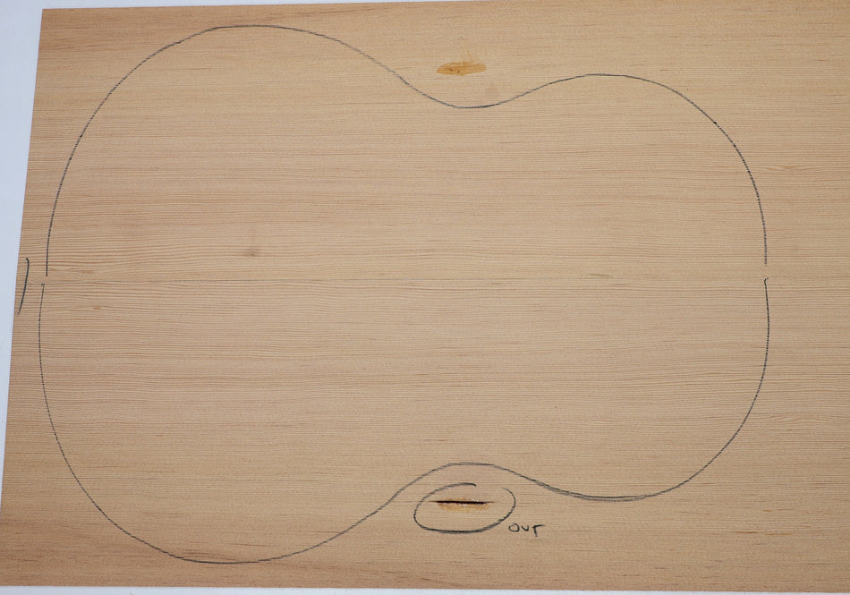 Douglas-Fir OM / Classical Guitar Set, 4.7 mm thick (Professional) - Stock# 6-7564