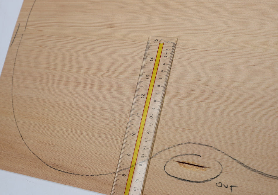 Douglas-Fir OM / Classical Guitar Set, 4.7 mm thick (Professional) - Stock# 6-7564