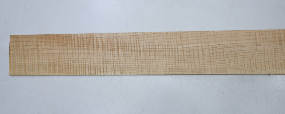 Maple Flame Bass Fingerboard  8 * 95 * 748 mm, unslotted (GREAT FIGURE) - Stock# 6-7569