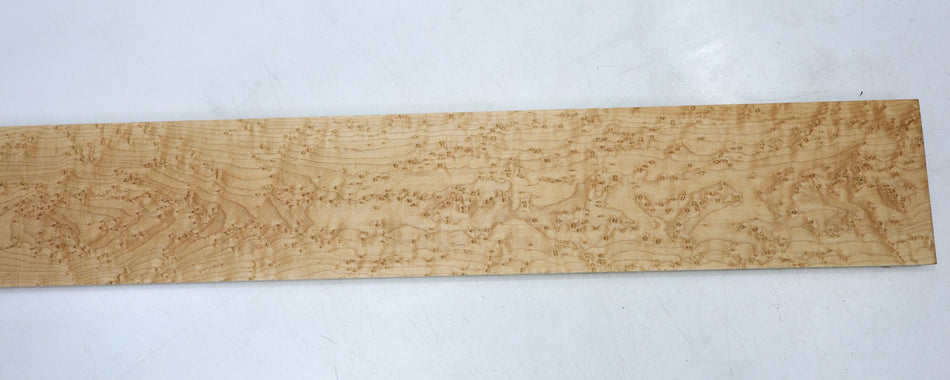 Rock Maple Birdseye Neck Blank 22 * 124 * 900 mm (HIGH FIGURE 4★) - Stock# 6-7575