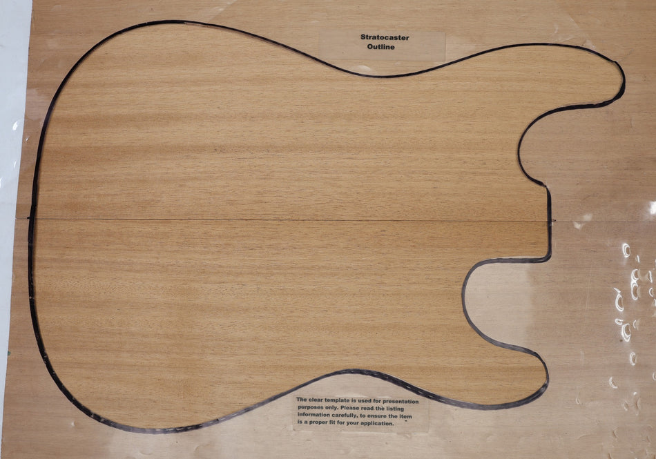 Fijian Mahogany Guitar set, 2.5 mm thick - Stock# 6-7580