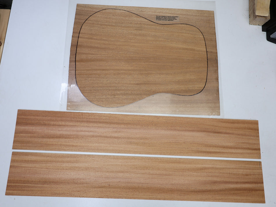 Back & Side set Fijian Mahogany, Dreadnought - Stock# 6-7596