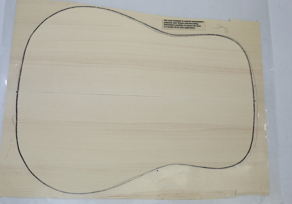 Red Spruce Dreadnought Guitar Set, 5 mm thick (+STANDARD +3★) - Stock# 6-7599