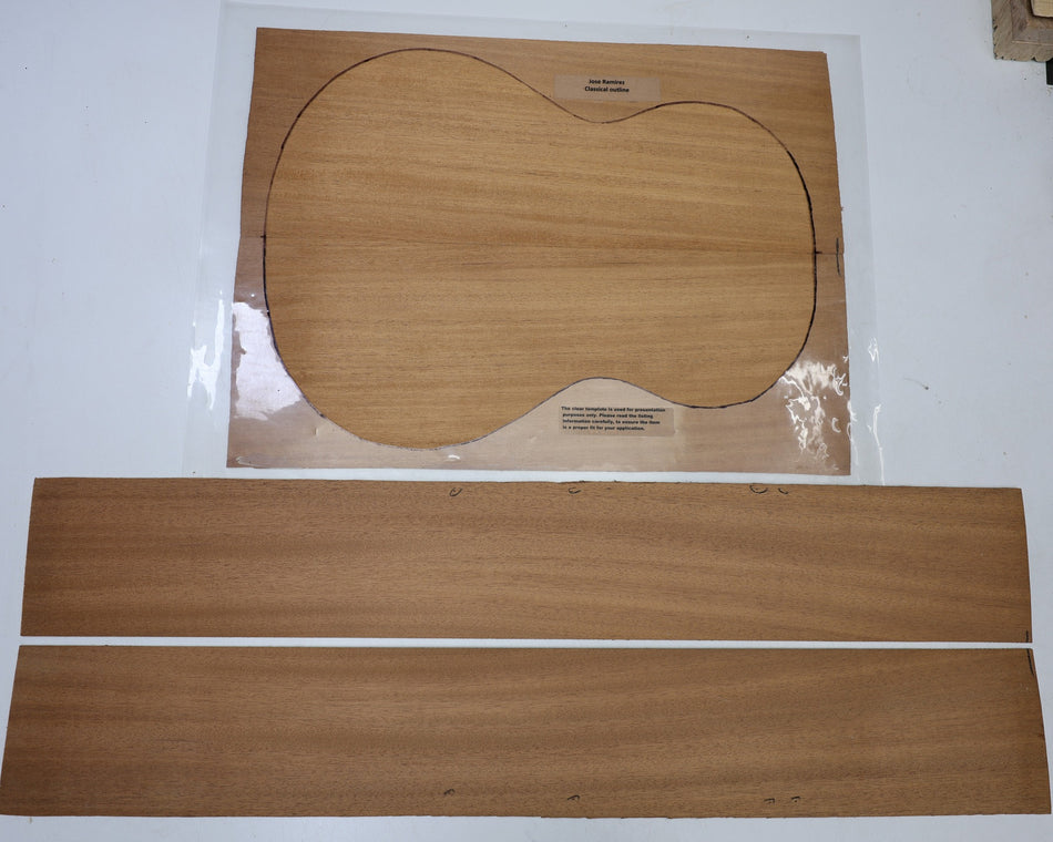 Back & Side set Fijian Mahogany, Classical - Stock# 6-7609