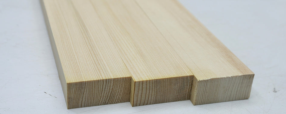 Red Spruce Bracewood, 3 blocks 23 * 48 * 500 mm - Stock# 6-7616