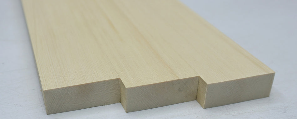 Yellow Cedar Bracewood, 3 blocks 21 * 54 * 500 mm - Stock# 6-7618