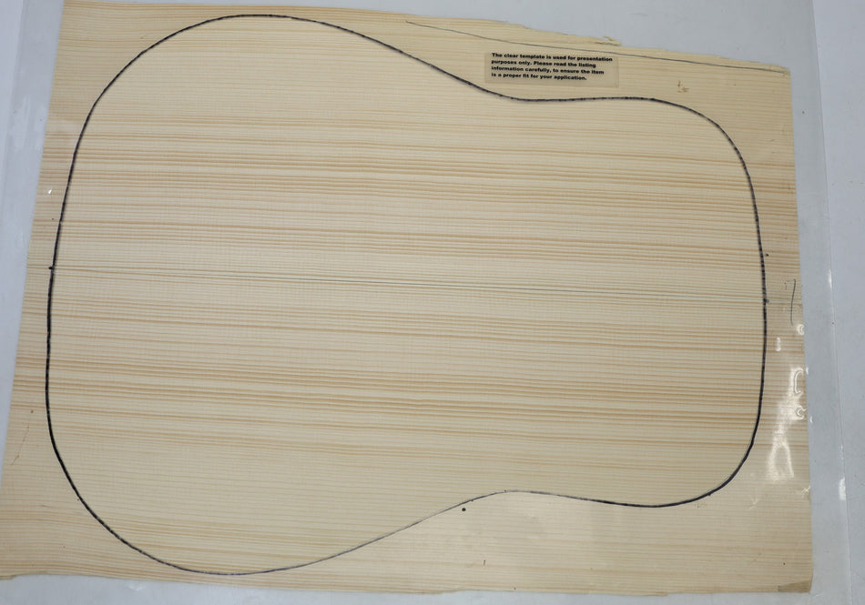 Red Spruce Dreadnought Guitar Set 4.3 mm thick (Professional)  - Stock# 6-7656