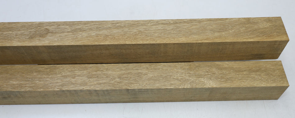 Limba Spindle Squares, 2 blocks 49 * 49 * 580 - Stock# 7-7675