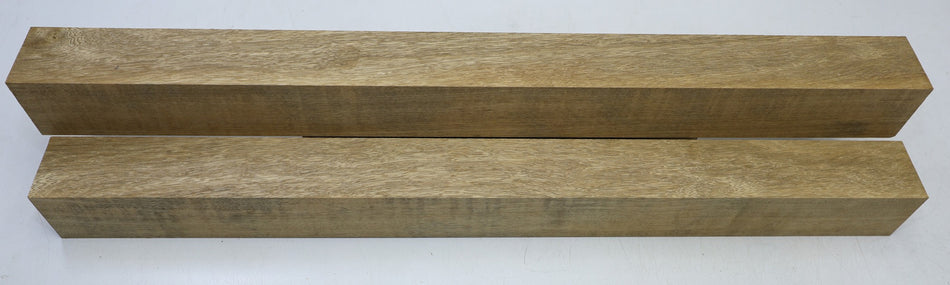 Limba Spindle Squares, 2 blocks 49 * 49 * 580 - Stock# 7-7675