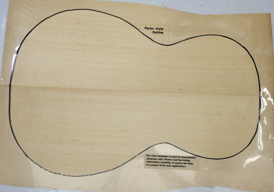Engelmann Spruce Parlor Guitar Set 3.7 mm thick (+STANDARD) - Stock# 6-7688