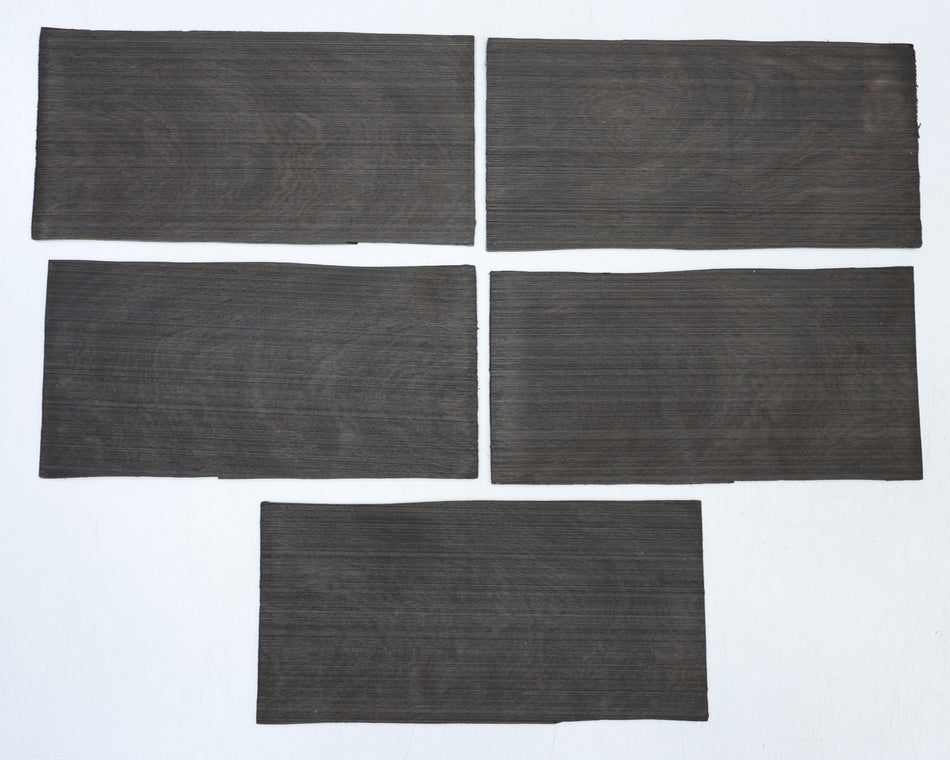Ebony Headstock, 5 pieces 3 * 100 * 200 mm - Stock# 6-7702