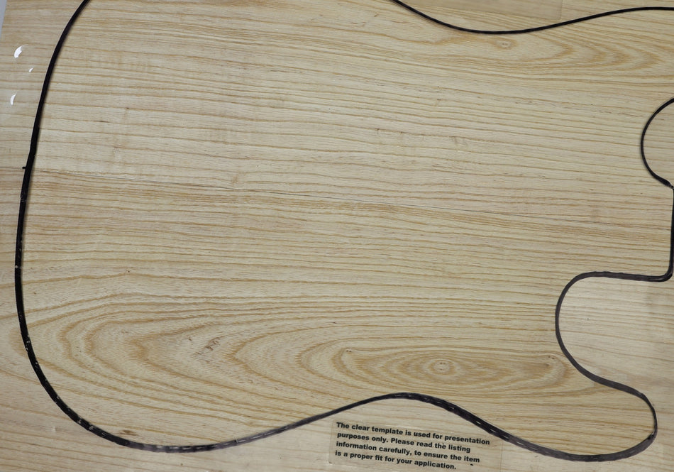 Swamp Ash body blank, unglued 2pc 48 mm thick (Standard) - Stock# 6-7712
