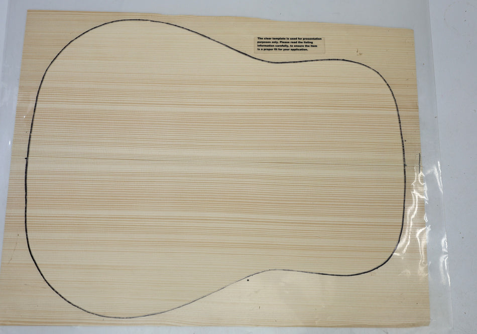 Red Spruce Dreadnought Guitar Set 4.3 mm thick (Professional)  - Stock# 6-7745