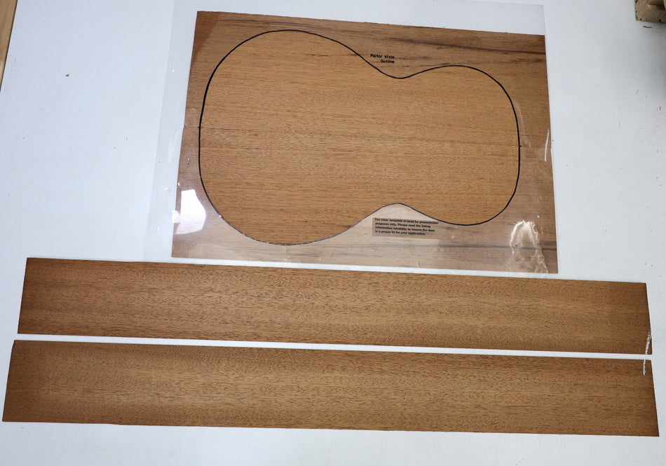 Back & Side set Honduran Mahogany, Parlor - Stock# 6-7750