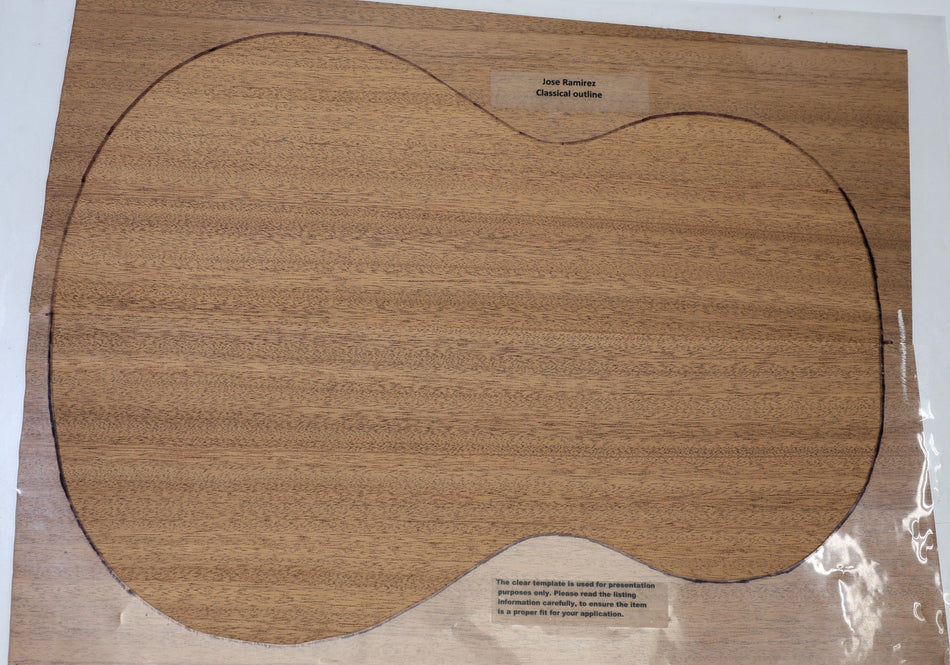 Back & Side set Fijian Mahogany, Classical (+STANDARD) - Stock# 6-7763