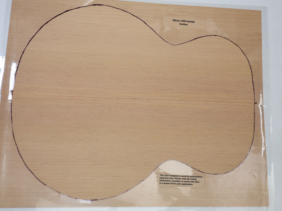 Douglas-Fir Jumbo Guitar Set, 4 mm thick (+Professional) - Stock# 6-7765