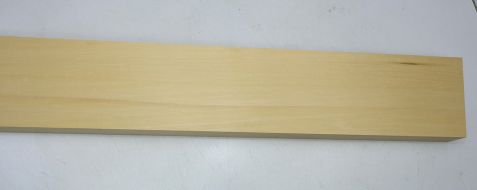 Yellow Cedar Neck-Thru Blank 46 * 142 * 1175 mm - Stock# 6-7768
