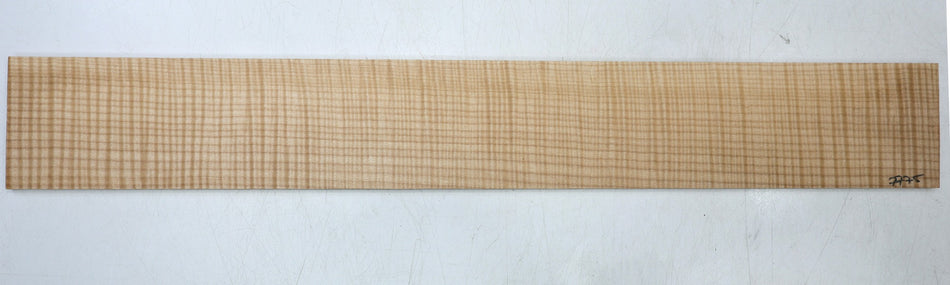 Maple Flame Guitar Fingerboard 7 * 77 * 565 mm, unslotted (PREMIUM FIGURE 5★) - Stock# 6-7775