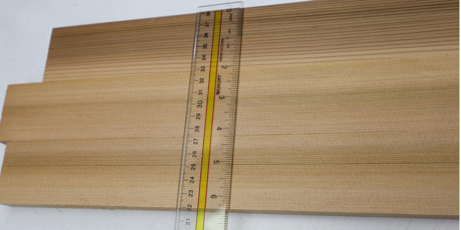 Red Cedar Bracewood, 3 blocks 20 * 54 * 430 mm - Stock# 6-7787