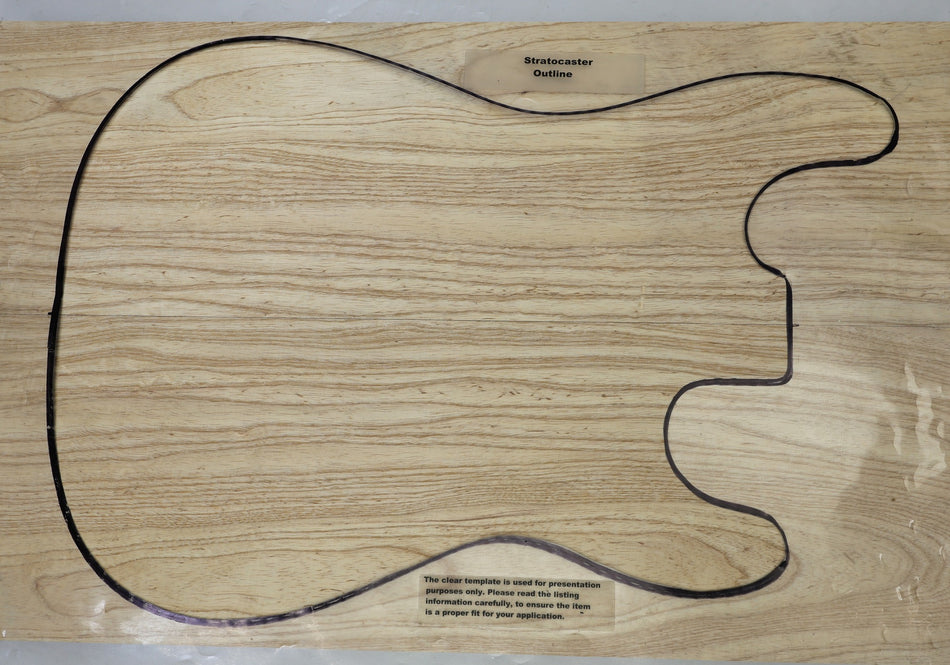 Swamp Ash body blank, unglued 2pc, 47 mm thick (+HIGH GRADE) - Stock# 6-7788