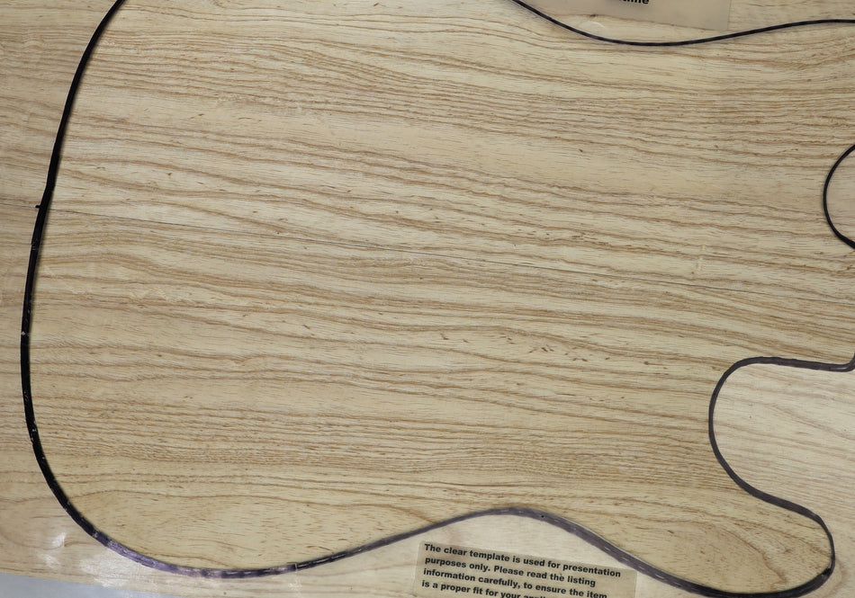 Swamp Ash body blank, unglued 2pc, 47 mm thick (+HIGH GRADE) - Stock# 6-7788
