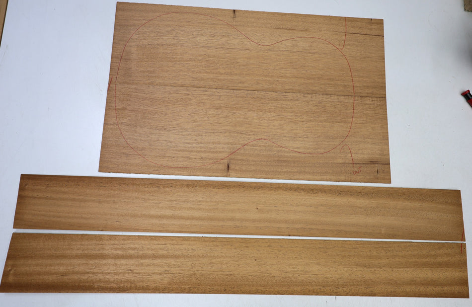 Back & Side set Fijian Mahogany, Parlor - Stock# 6-7820