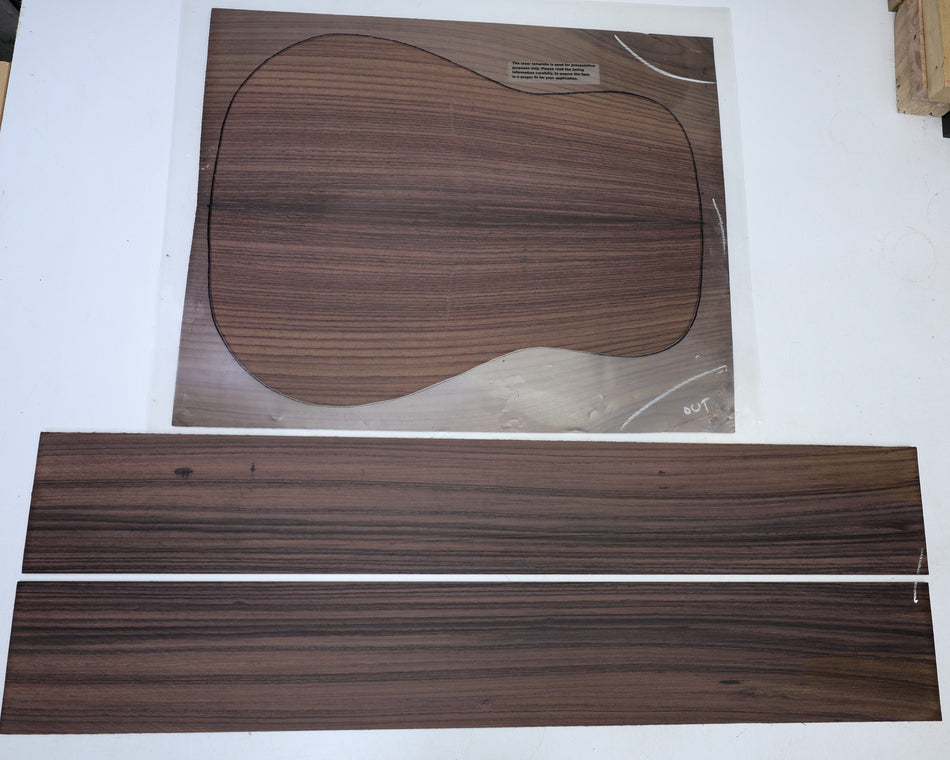 Back & Side set Indian Rosewood, Dreadnought (Standard) - Stock# 6-7831