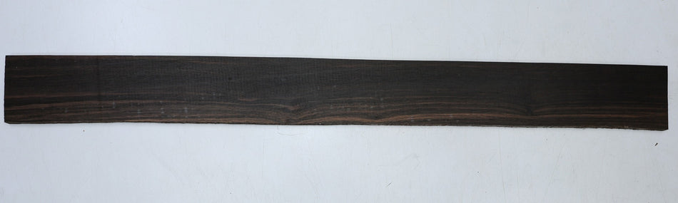 Ebony Bass Guitar Fingerboard 9 * 67 * 710 mm  long, unslotted - Stock# 6-7833