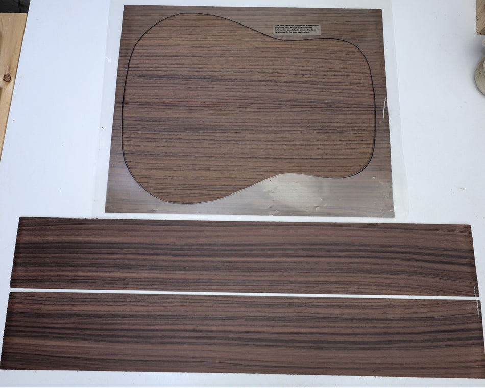 Back & Side set Indian Rosewood, Dreadnought (+HIGH GRADE) - Stock# 6-7848