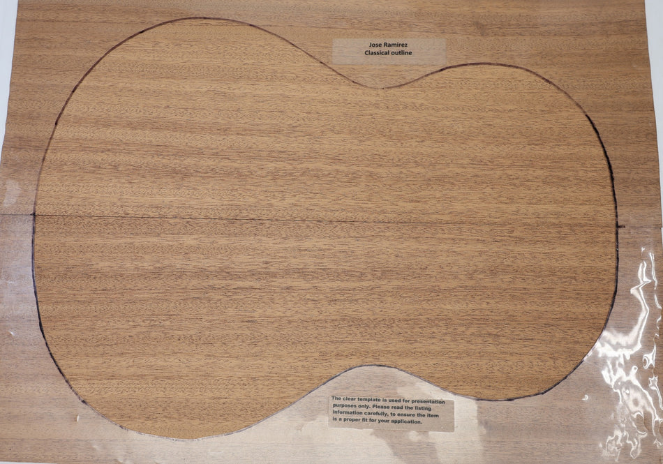Back & Side set Fijian Mahogany, Classical (+STANDARD) - Stock# 6-7851