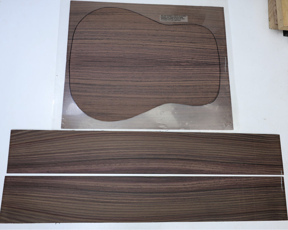 Back & Side set Indian Rosewood, Dreadnought (HIGH GRADE) - Stock# 6-7867