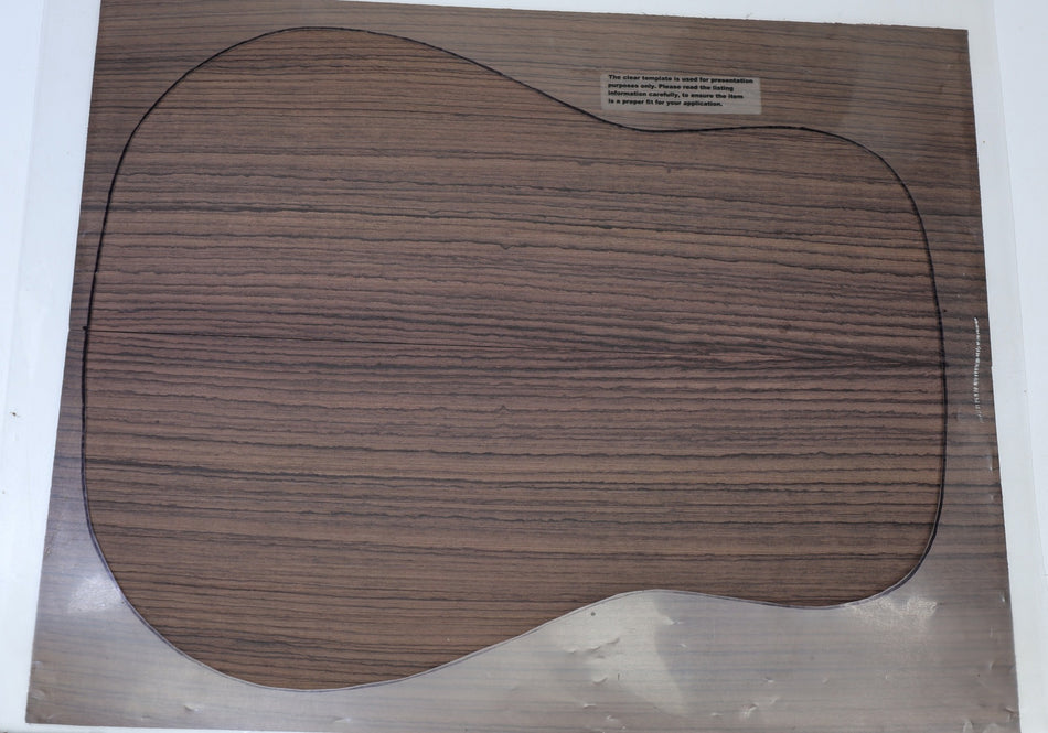 Back & Side set Indian Rosewood, Dreadnought (HIGH GRADE) - Stock# 6-7867