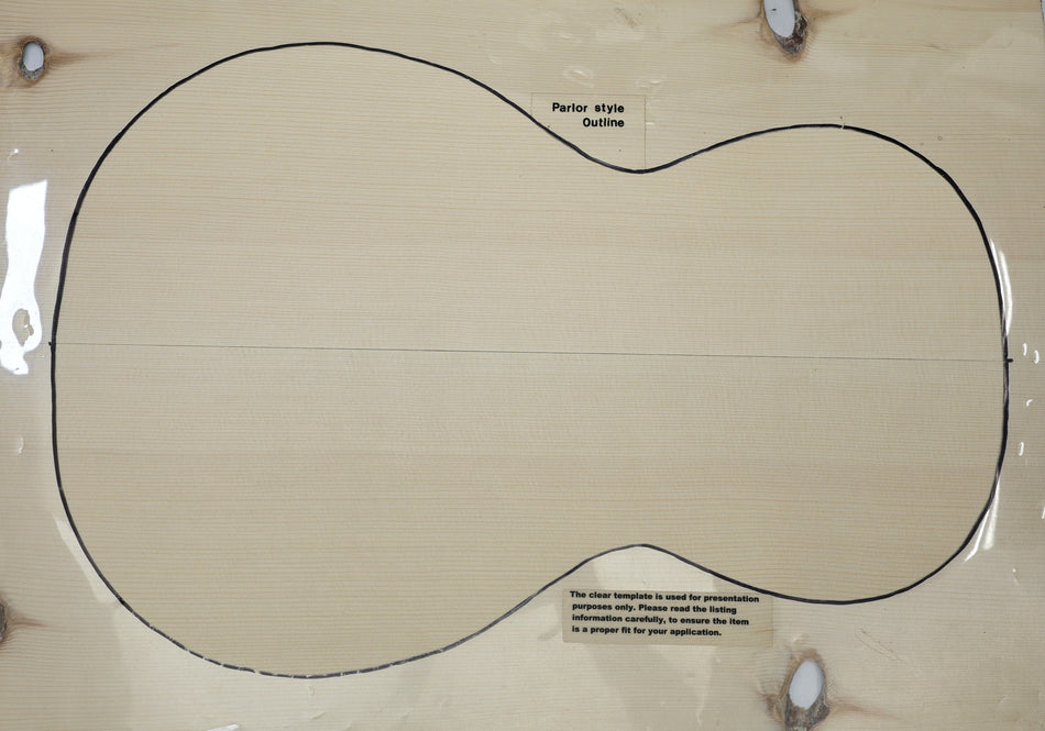 Red Spruce Parlor Guitar Set 4.5 mm thick (HIGH GRADE)- Stock# 6-7869