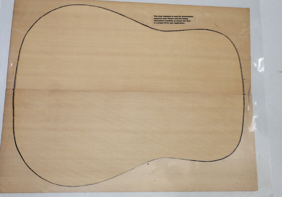 Sitka Spruce Dreadnought Guitar Set 3 mm thick (+STANDARD +3★) - Stock# 6-7870