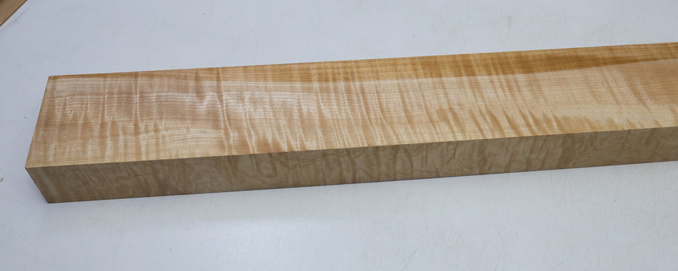 Maple Flame Neck Blank 2" x 4" x 34.8" - Stock# 6-7879