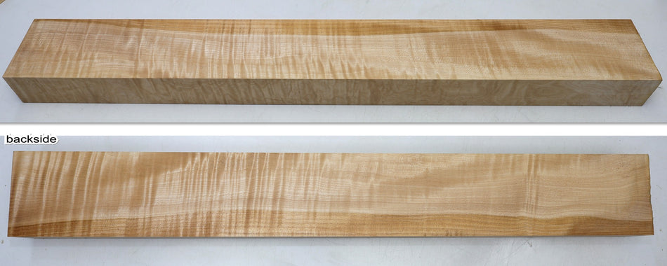 Maple Flame Neck Blank 2" x 4" x 34.8" - Stock# 6-7879