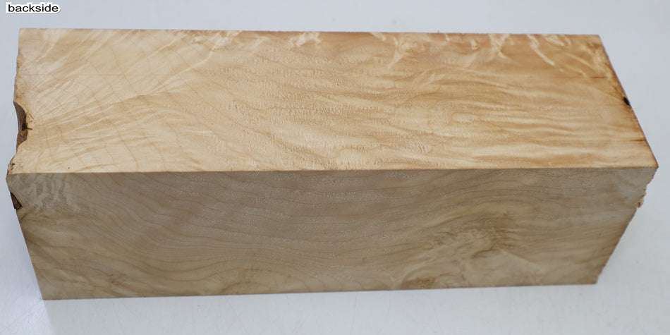 Maple Burl Spindle 111 * 111 * 340 mm - Stock# 6-7897